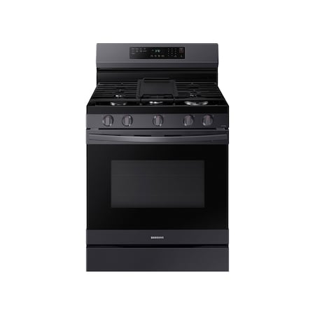 Samsung Smart Freestanding Gas Convection Range NX60A6511SG